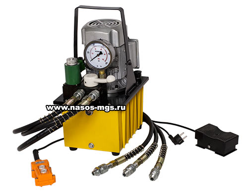 Трехпоточная маслостанция МГС 700-0.8П-Э-3 (0.8 л/мин, 700бар, 220В)