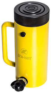 Домкрат гидравлический с фиксирующей гайкой ДГ30-150ПГ