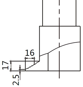 Домкрат с низким подхватом - схема грузовой площадки