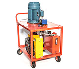 Маслостанция МГС150-20КД-Р-2-15л-380В (для одного динамического инструмента, с радиатором, с ручным трехпозиционным распределителем, 150 бар, 20 л/мин, 5.5кВт, бак 15 литров)